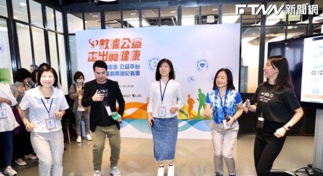 數產署主任秘書黃雅萍及多位貴賓一起感受超慢跑的魅力。（圖／若林創意Walkii提供）