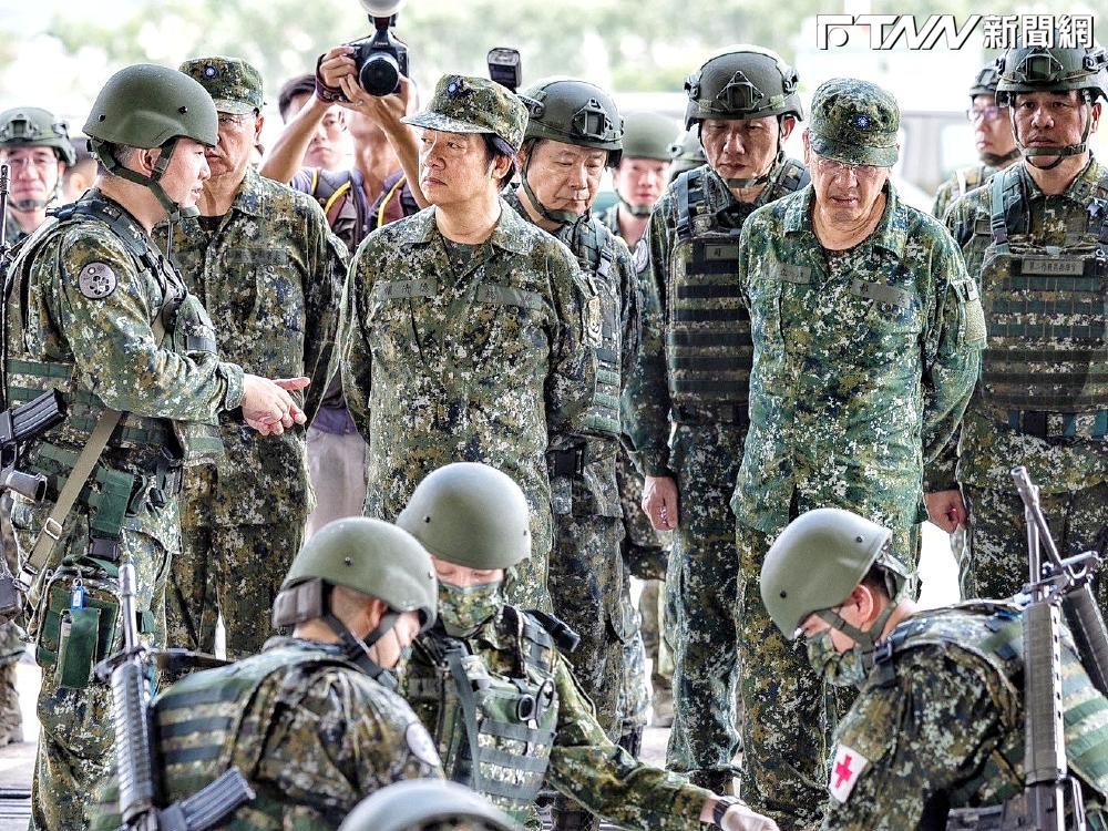 川普要求台灣軍費必須提高至GDP 10%，若成真，負擔沉重。（圖／總統府）