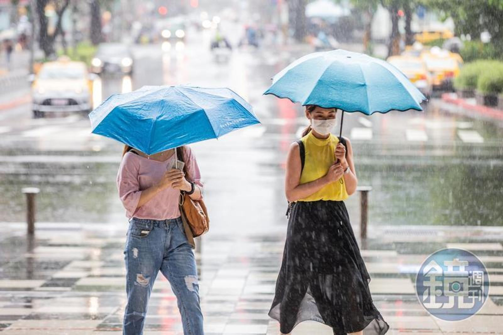 南部今日風雨較不明顯，不少網友討論是否放錯颱風假。（示意圖，本刊資料照）