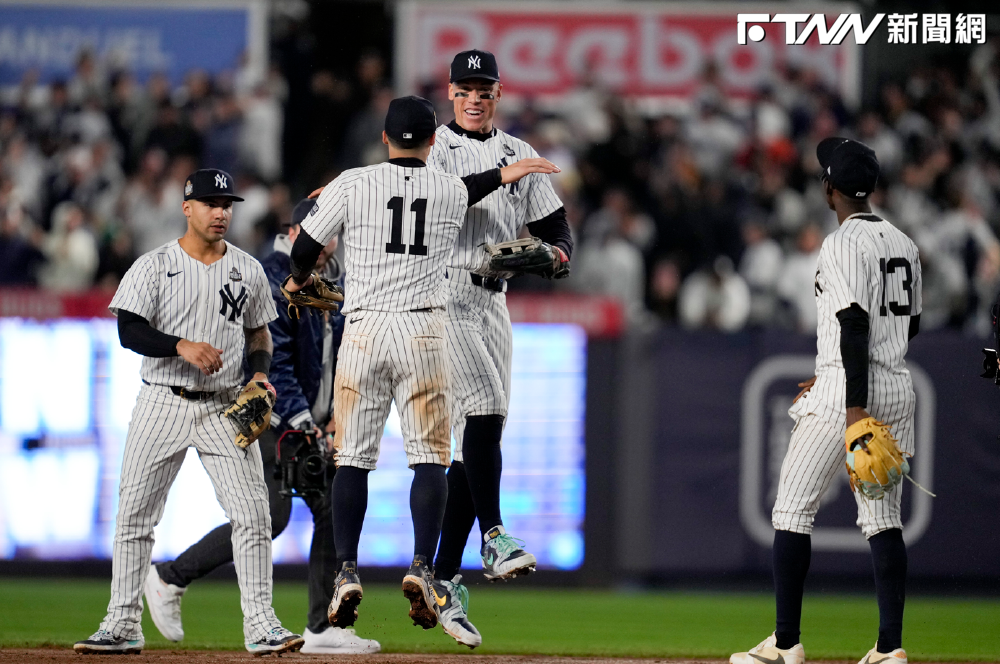 洋基以11：4痛宰道奇，收下本屆世界大賽的第一場勝利。（圖／美聯社）