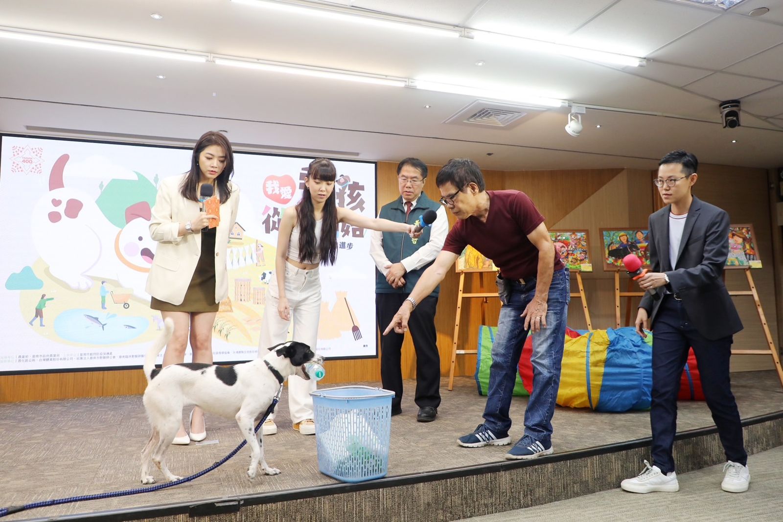 動保市集活動是由農業部經費支持，今日上午舉辦宣傳記者會。（台南市政府提供）