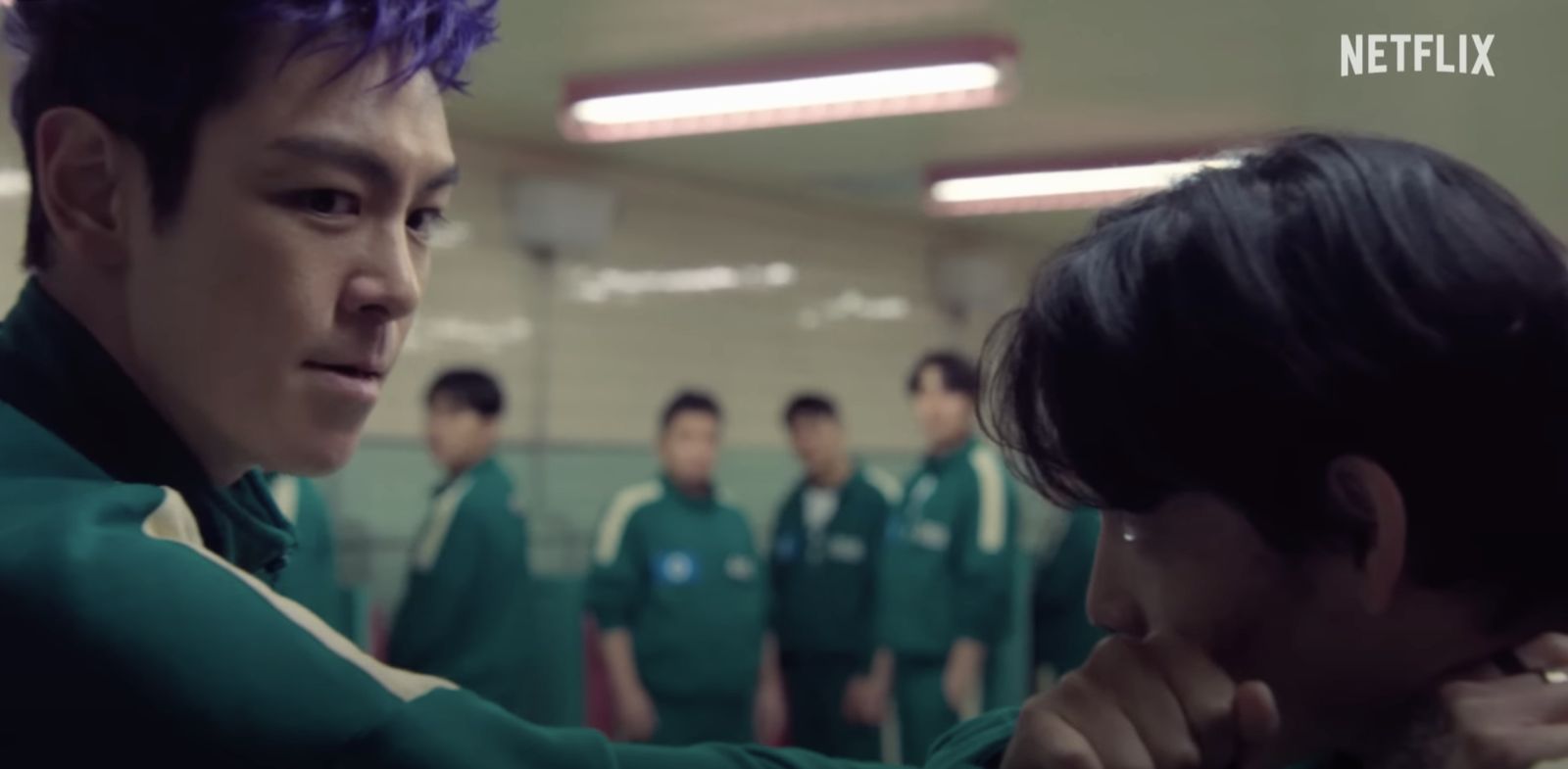 前BIGBANG成員崔勝鉉在《魷魚遊戲》第二季演出過氣饒舌歌手。（截圖自Netflix YT）