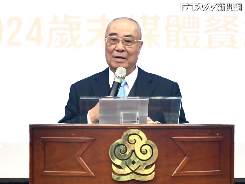 海基會董事長吳豊山呼籲兩岸兩會應同步堆疊善意，展開對話。（圖／海基會）