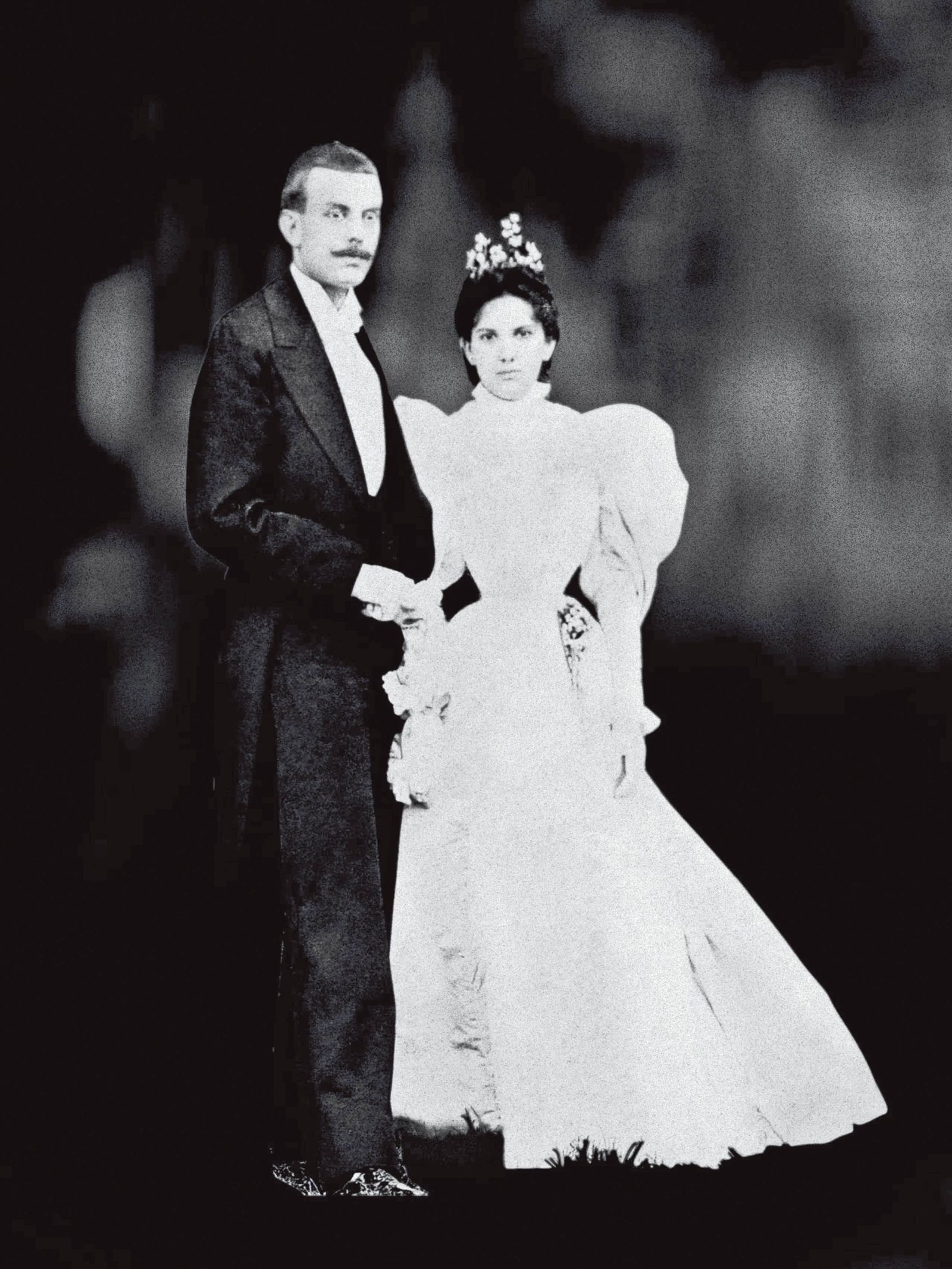 Van Cleef & Arpels的命名由來，是創辦人夫妻Alfred Van Cleef（左）與Estelle Arpels（右）的姓氏組合。（梵克雅寶提供）