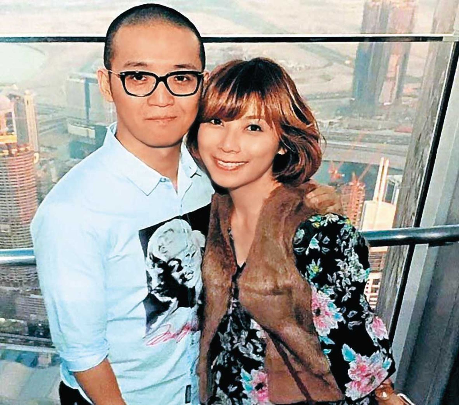貴婦奈奈（右）與黃博健（左）遭通緝至2044年，是否一同主動返台歸案，備受矚目。（翻攝貴婦奈奈臉書）