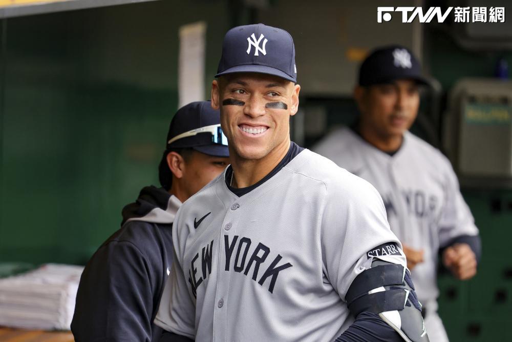 賈吉（Aaron Judge）將代表美國隊參加2026年世界棒球經典賽（WBC），同時也接下美國隊長的重擔。（圖／美聯社）