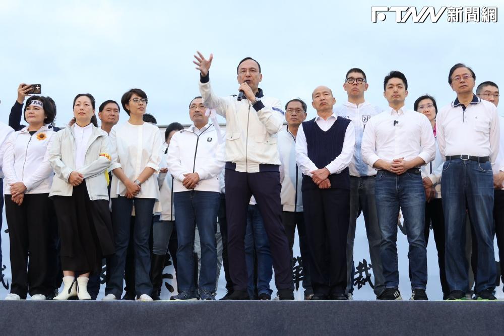 國民黨號召支持者上凱道「反綠共、戰獨裁」。（圖／國民黨臉書）