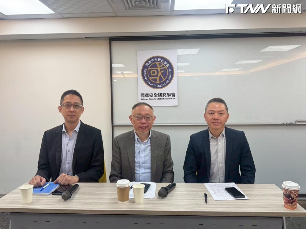 國家安全研究學會今日發布台中三藍委罷免案民調。（圖／國家安全研究學會提供）